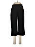 IMAN Solid Black Casual Pants Size M (petite) - photo 1