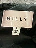 Milly Metallic Black Cocktail Dress Size 2 - photo 7