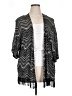 French Laundry 100% Rayon Black Kimono Size XL - photo 1