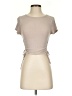 Princess Polly Tan Short Sleeve Top Size 4 - photo 1