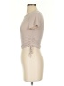 Princess Polly Tan Short Sleeve Top Size 4 - photo 5