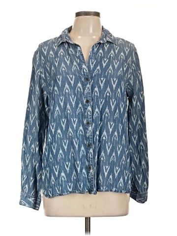 Velvet Heart Long Sleeve Button-Down Shirt (view 1)