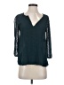 Babaton Teal 3/4 Sleeve Silk Top Size XS - photo 1