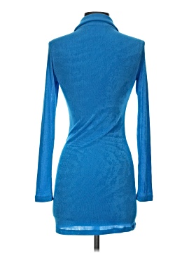 chinese dress ladies Stellaire Long Sleeve Mini Dress Blue