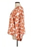 Hudson Gray 100% Polyester Orange Long Sleeve Blouse Size M - photo 5