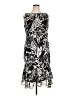 DKNY 100% Polyester Graphic Black Cocktail Dress Size 14 - photo 1