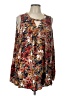 I. Joah 100% Rayon Orange Sleeveless Blouse Size L - photo 1
