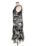 DKNY 100% Polyester Graphic Black Cocktail Dress Size 14 - photo 5