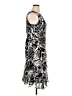 DKNY 100% Polyester Graphic Black Cocktail Dress Size 14 - photo 4