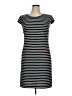 Chetta B Stripes Black Casual Dress Size 14 - photo 1