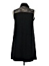 Alice + Olivia 100% Nylon Black Sleeveless Button-Down Shirt Size 4 - photo 2
