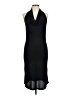 Ichi 100% Polyester Solid Black Cocktail Dress Size L - photo 1