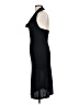 Ichi 100% Polyester Solid Black Cocktail Dress Size L - photo 5