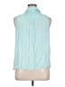 Unbranded Teal Sleeveless Button-Down Shirt Size 1X - photo 2