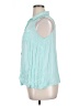 Unbranded Teal Sleeveless Button-Down Shirt Size 1X - photo 5