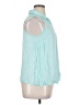 Unbranded Teal Sleeveless Button-Down Shirt Size 1X - photo 4