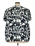 Lane Bryant 100% Polyester Teal Short Sleeve Blouse Size 28 - photo 2