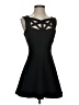 BCBGMAXAZRIA Solid Black Cocktail Dress Size 0 - photo 1