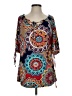 Lildy Paisley Blue Casual Dress Size S - photo 1
