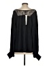 Mustard Seed 100% Polyester Black Long Sleeve Blouse Size S - photo 2