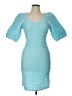 Samsoe Samsoe 100% Cotton Teal Cocktail Dress Size L - photo 1