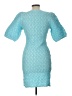 Samsoe Samsoe 100% Cotton Teal Cocktail Dress Size L - photo 2
