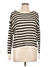 Vero Moda Stripes Ivory Pullover Sweater Size L - photo 1
