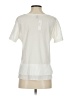 J.Crew 100% Polyester Ivory Short Sleeve T-Shirt Size XS - photo 2