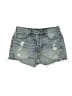 Rails 100% Cotton Stars Blue Denim Shorts Size 26 waist - photo 1