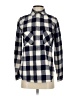 J.Crew Checkered-gingham Blue Long Sleeve Button-Down Shirt Size XS - photo 1