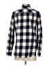 J.Crew Checkered-gingham Blue Long Sleeve Button-Down Shirt Size XS - photo 2