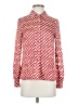 Tory Burch Print Red Long Sleeve Blouse Size 0 - photo 1