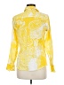 PaperWhite Paisley Yellow Long Sleeve Blouse Size 8 - photo 2
