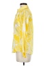 PaperWhite Paisley Yellow Long Sleeve Blouse Size 8 - photo 5