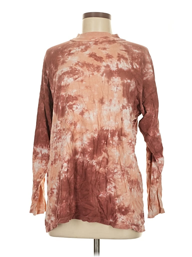Pre-owned We The Free Long Sleeve T-shirt In Brown