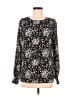 MICHAEL Michael Kors Black Long Sleeve Blouse Size M - photo 1