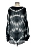 T Party 100% Rayon Tie-dye Gray Long Sleeve Blouse Size S - photo 2