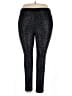 Jennifer Lopez Animal Print Black Leggings Size XXL - photo 1