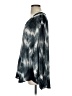 T Party 100% Rayon Tie-dye Gray Long Sleeve Blouse Size S - photo 5