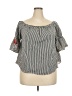 Ambiance Gray 3/4 Sleeve Blouse Size 2X - photo 1