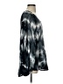 T Party 100% Rayon Tie-dye Gray Long Sleeve Blouse Size S - photo 4