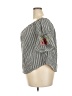 Ambiance Gray 3/4 Sleeve Blouse Size 2X - photo 5