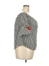 Ambiance Gray 3/4 Sleeve Blouse Size 2X - photo 4