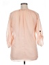 Cal Style Pink 3/4 Sleeve Blouse Size L - photo 2