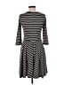 Emmelee Stripes Black Casual Dress Size M - photo 2