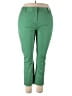 Lands' End Solid Green Casual Pants Size 18 - photo 1