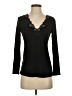 Natori Black Long Sleeve Top Size S - photo 1