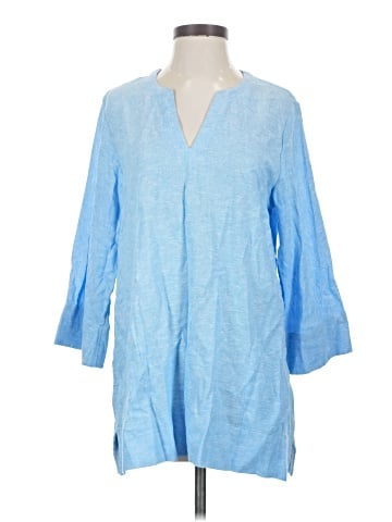 Lands' End 3/4 Sleeve Blouse (view 1)
