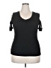 Unbranded Black Short Sleeve Top Size 2X - photo 1