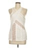 BCBGMAXAZRIA Ivory Sleeveless Top Size L - photo 1